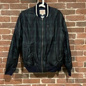 Brooks Brothers Red Fleece Blackwatch Plaid Men’s Bomber Jacket (M)
